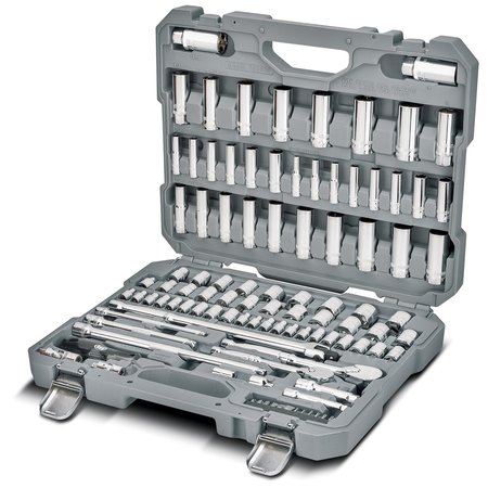 INGERSOLL-RAND 101 Piece SAE/Metric Master Mechanics Tool Set 752020